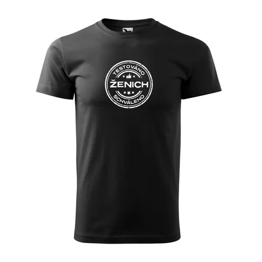 Bontis Tričko Ženich RAZÍTKO - Černá | XL