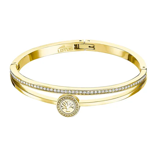 Lotus Style Pevný pozlacený náramek Strom života Woman Basic LS2121-2/3