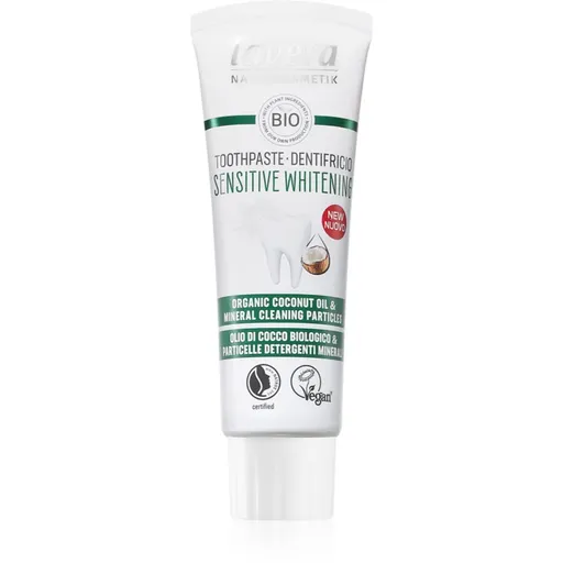 Lavera Sensitive Whitening bělicí zubní pasta 75 ml