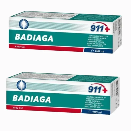 Zvýhodněný set: 2x Badiaga gel na modřiny a pohmožděniny - 100 ml - Twinstec 911+
