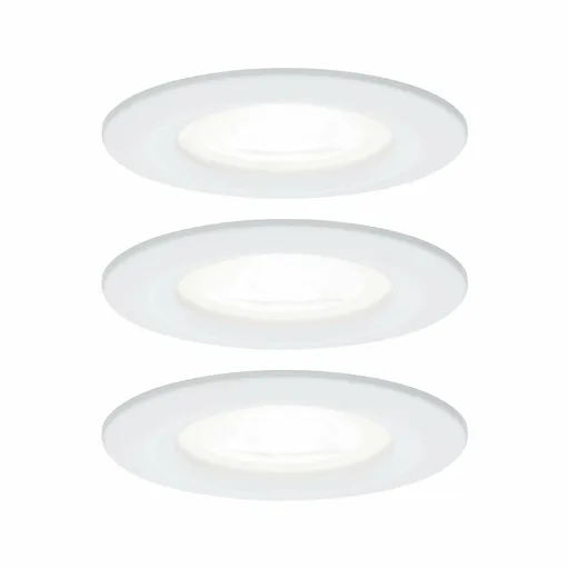PAULMANN Vestavné svítidlo LED Nova kruhové 3x6,5W GU10 bílá mat 4000K nevýklopné 929.80
