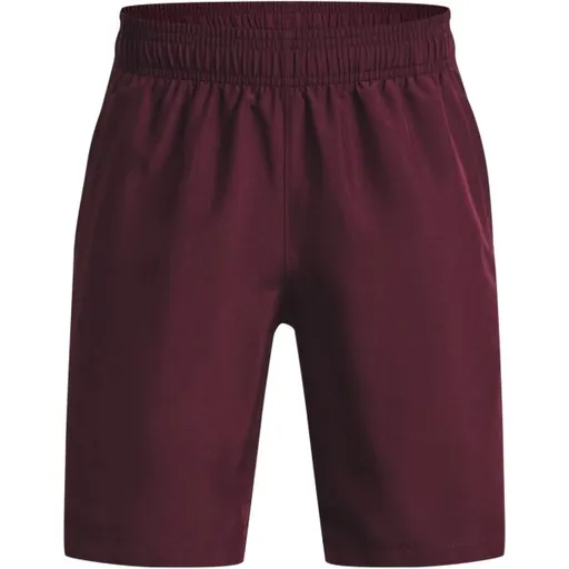 Under Armour WOVEN GRAPHIC SHORTS Chlapecké kraťasy, vínová, velikost L