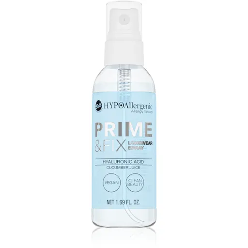 Bell Hypoallergenic Hydrating podkladová báze a fixační sprej v jednom s kyselinou hyaluronovou 50 ml