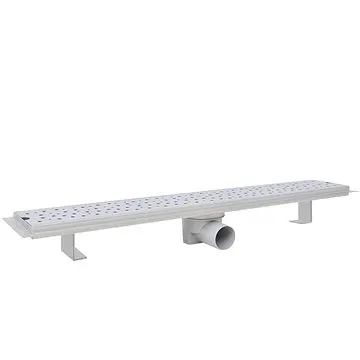 Rovný sprchový odtokový žlab bubliny 730x140 mm nerezová ocel