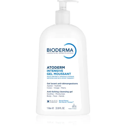 Bioderma Atoderm Intensive Gel Moussant výživný pěnivý gel pro velmi suchou citlivou a atopickou pokožku 1000 ml