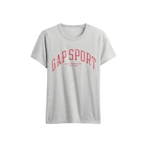 GAP V-FRCH SS FAV CREW GRAPHIC Dámské tričko, šedá, velikost
