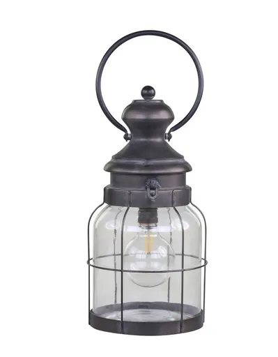 Zelená skleněná váza ve tvaru barokního květináče - Ø 12*18 cm Clayre & Eef