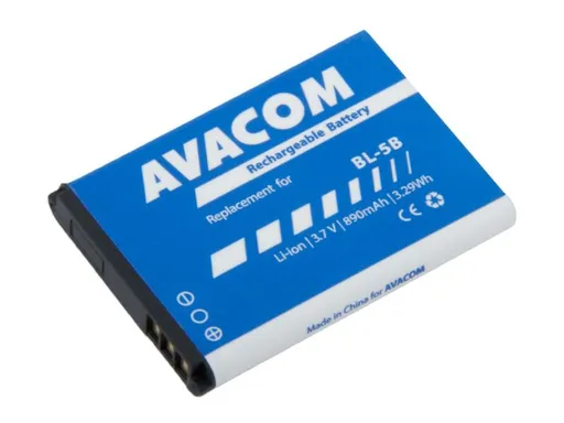 AVACOM baterie do mobilu Nokia 3220, 6070, Li-Ion 3, 7V 890mAh (náhrada BL-5B)