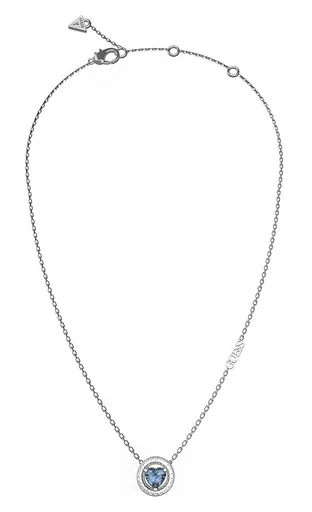 Guess Půvabný náhrdelník s modrým krystalem M`ama Non M`ama JUBN04667JWRHLST/U