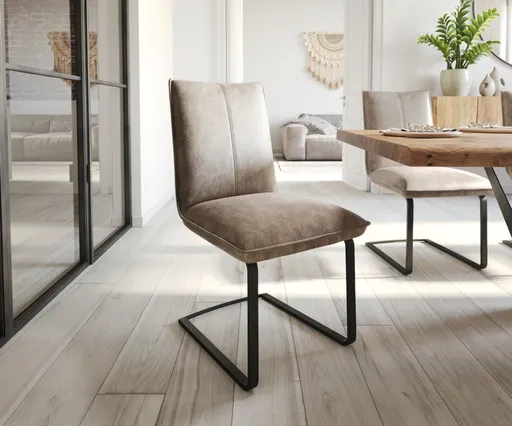 Jídelní židle Lelio-Flex konzolová podnož plochá černá