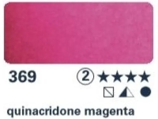 Akvarelová barva Horadam 1/2 – 369 quinacridone magenta