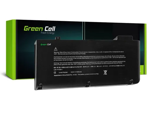 Green Cell Battery A1322 for Apple MacBook Pro 13 A1278 ( Early 2009, Early 2010, Early 2011, Late 2011, Early 2012)