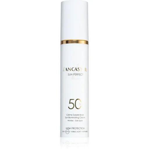 Lancaster Sun Perfect Sun Illuminating Cream SPF 50 rozjasňující denní krém proti vráskám a tmavým skvrnám SPF 50 50 ml