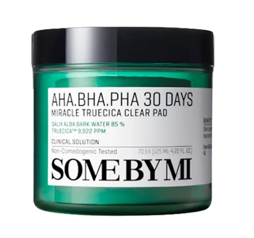 Some By Mi Jemné vatové tamponky pro čištění pleti AHA BHA PHA 30 Days (Miracle Truecica Clear Pad) 70 ks
