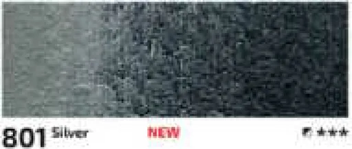 Akvarelová barva Rosa 10ml – 801 silver