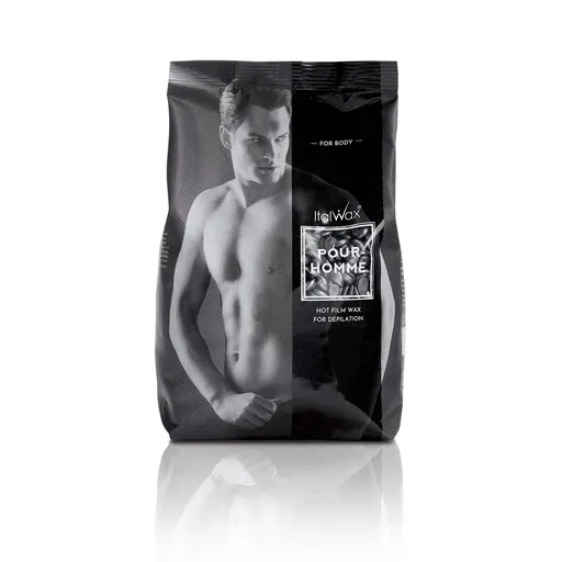 Italwax depilační vosk zrnka Pour Homme Black 1 kg