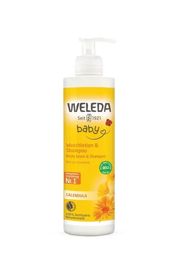 Weleda Měsíčkový mycí krém a šampon 400 ml