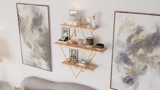 Nástěnná police Prizma Raf, Büyük Boy Salon Tipi