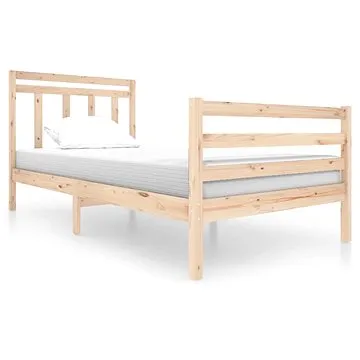 Rám postele masivní dřevo 100 × 200 cm, 3100644 (3100644)