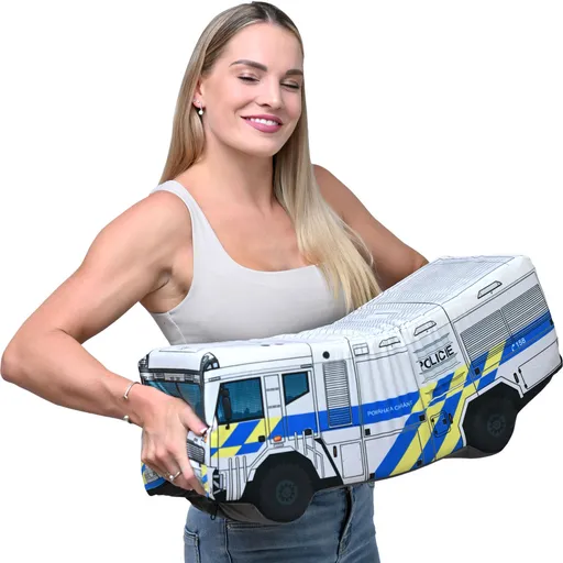 Plyšová policejní zásahovka (Velikost vozu: XXL)