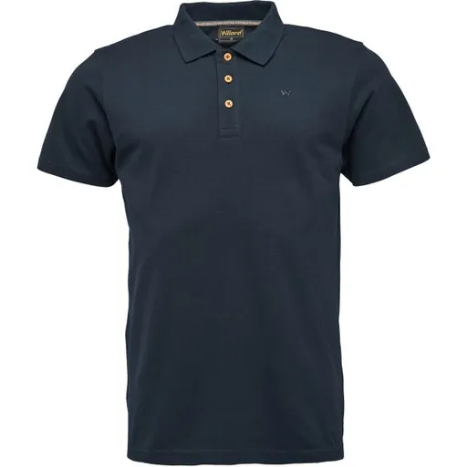 Willard REAN Pánské triko s límečkem, tmavě modrá, velikost