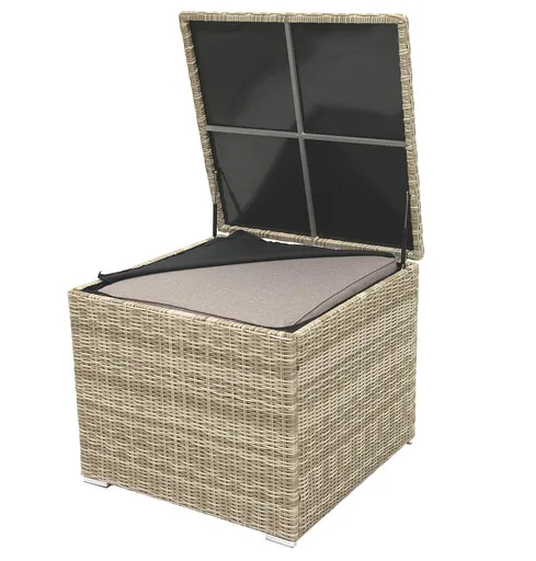 DEOKORK Box na polstry SEVILLA 82 x 82 cm (béžová)