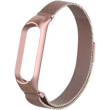 Eternico Elegance Milanese pro Mi Band 5 / 6 růžovozlatý (AET-M5MMS100RG)