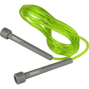 Fitforce JUMP ROPE Švihadlo, světle zelená, velikost