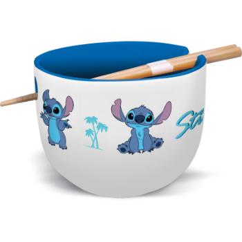 Stitch ramen miska a hůlky, dárkový set