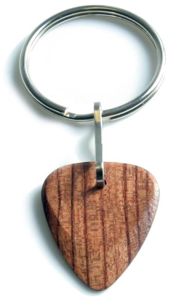 Timber Tones Burma Padouk Keyring