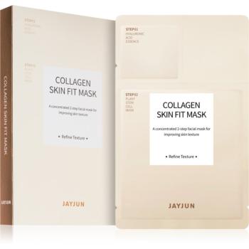 Jayjun Collagen Skin Fit vyživující a obnovující pleťová maska pro unavenou pleť 5 ks