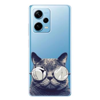 Odolné silikonové pouzdro iSaprio - Crazy Cat 01 - Xiaomi Redmi Note 12 Pro+ 5G