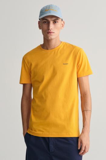 TRIČKO GANT CONTRAST LOGO SS T-SHIRT MEDAL YELLOW