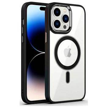 TopQ Kryt Magnetic iPhone 14 Pro pevný s černým rámečkem 87053 (87053)