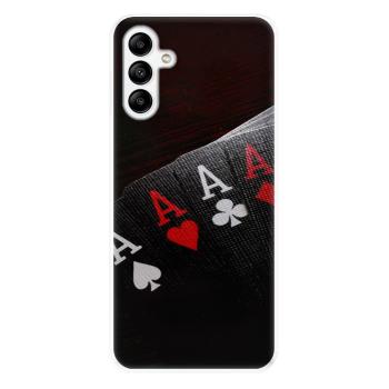 Odolné silikonové pouzdro iSaprio - Poker - Samsung Galaxy A04s