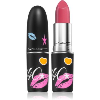 MAC Cosmetics 40 Years Of MAC! Cremesheen Lipstick krémová rtěnka se saténovým finišem odstín Hot Gossip 3 g