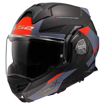 Výklopná moto přilba LS2 FF901 Advant X Oblivion Matt Black Blue P/J  XL (61-62)