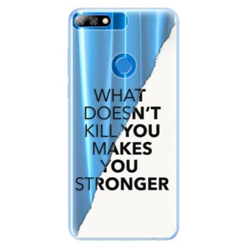 Silikonové pouzdro iSaprio - Makes You Stronger - Huawei Y7 Prime 2018