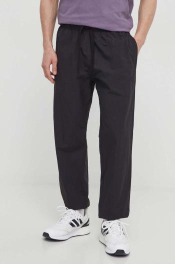 Kalhoty adidas Originals Premium Essentials Sweatpant pánské, černá barva, hladké, IS1796