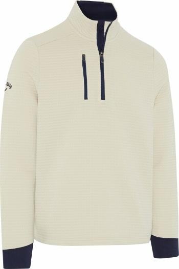 Callaway Midweight Textured 1/4 Zip Fleece Ovesné vločky XL Sweatshirt