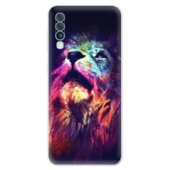 Odolné silikonové pouzdro iSaprio - Lion in Colors - Samsung Galaxy A50