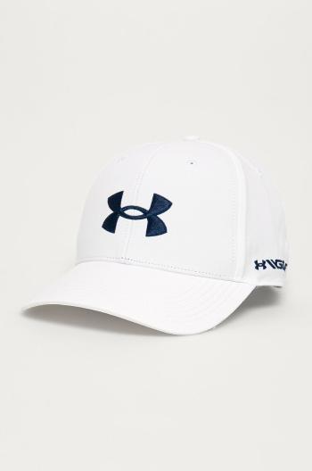 Čepice Under Armour 1361547 bílá barva, s aplikací, 1361547