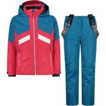 CMP KID G SET JACKET AND PANT Dívčí lyžařský komplet, modrá, velikost