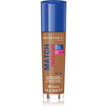 Rimmel Match Perfection tekutý make-up SPF 20 odstín 501 Noisette 30 ml