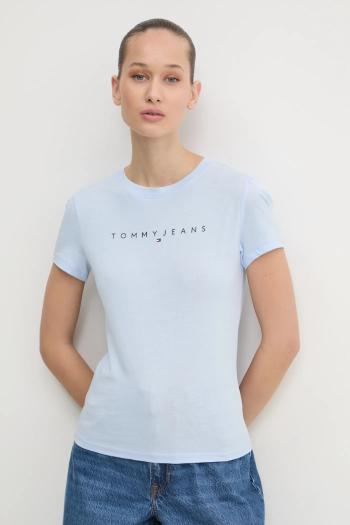 Bavlnené tričko Tommy Jeans dámske, DW0DW18398