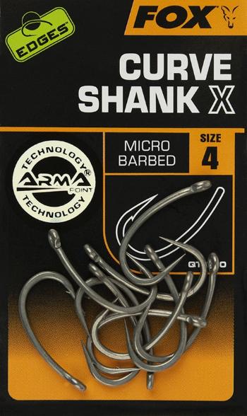 Fox Háčky Edges Curve Shank X Hooks 10ks - vel.4