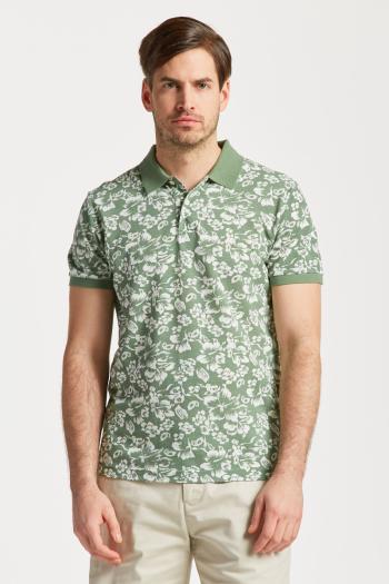 POLOKOŠILE GANT FLORAL PRINT SS PIQUE KALAMATA GREEN