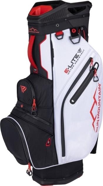 Sun Mountain H2NO E-Lite Black/White/Red Cart Bag
