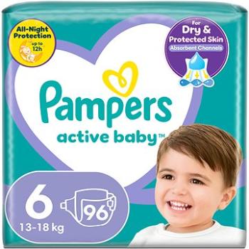 PAMPERS Active Baby vel.  6 (96 ks) - měsíční balení (8001090951892)