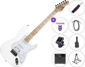 Pasadena ST-11 SET 40W White Elektrická kytara